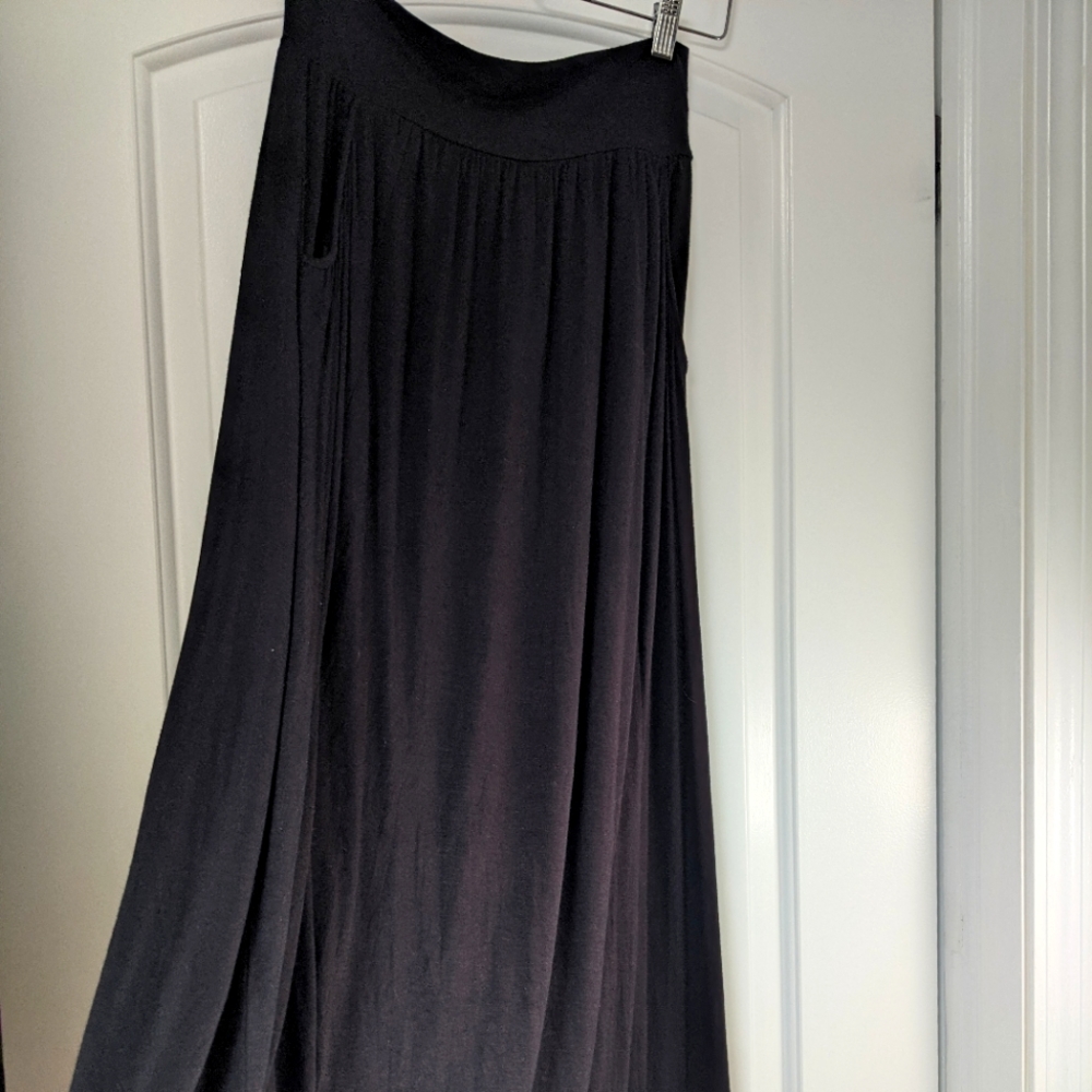 Style & Co Black Long Skirt Petite Small - Picture 5 of 7